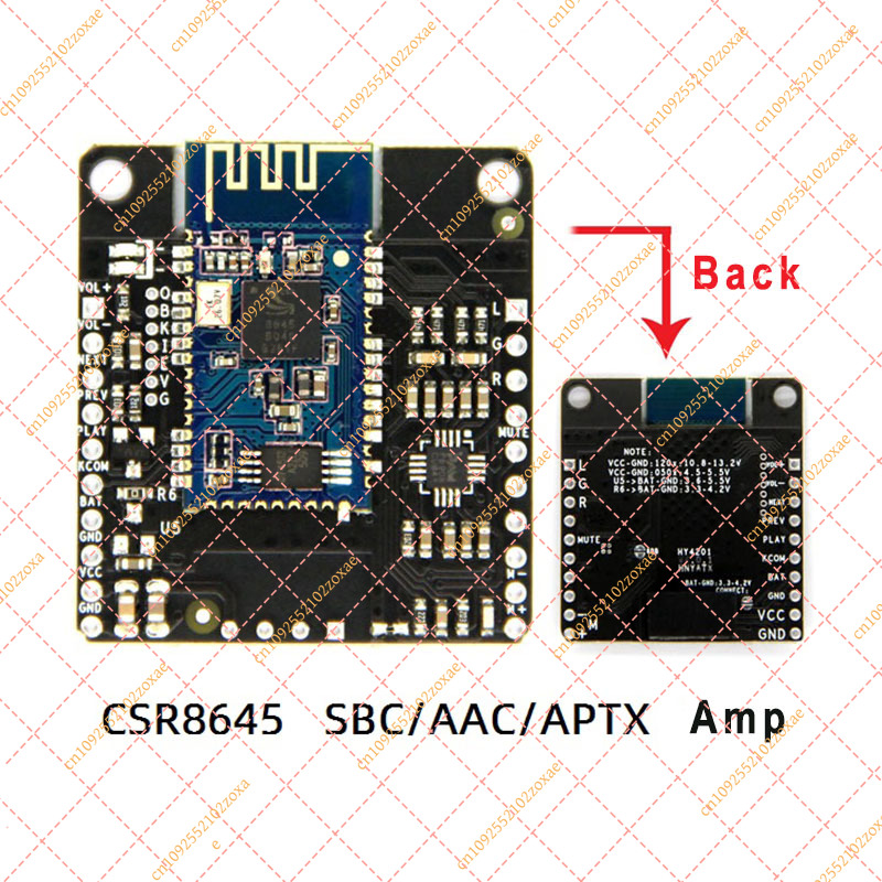 Audio X Music - DC 12V/5V CSR8645 APT-X Kayıpsız Müzik