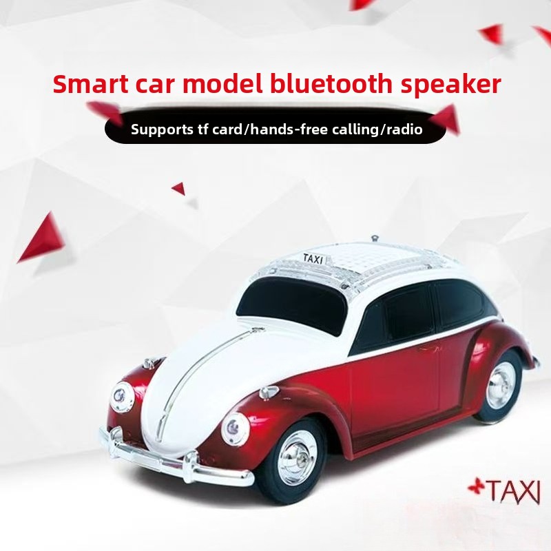 Audio X Music - Beetle Araba Modeli Bluetooth Hoparlör Ev