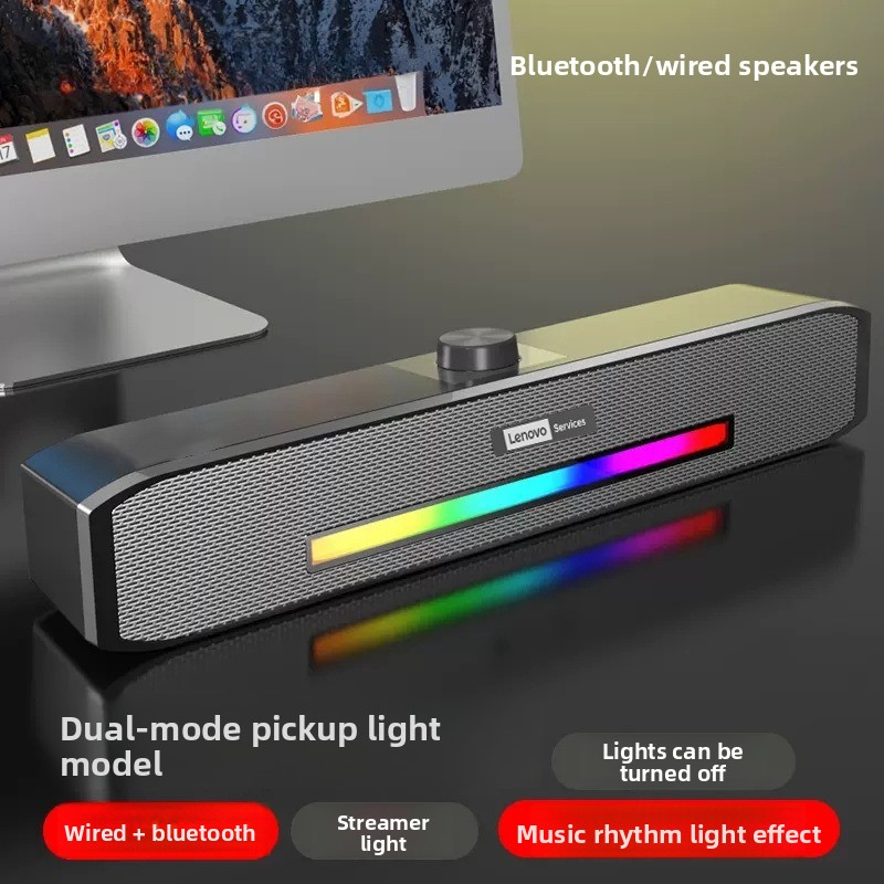 Audio X Music - Kablolu USB Hoparlör Bluetooth 5.0 Hoparlör