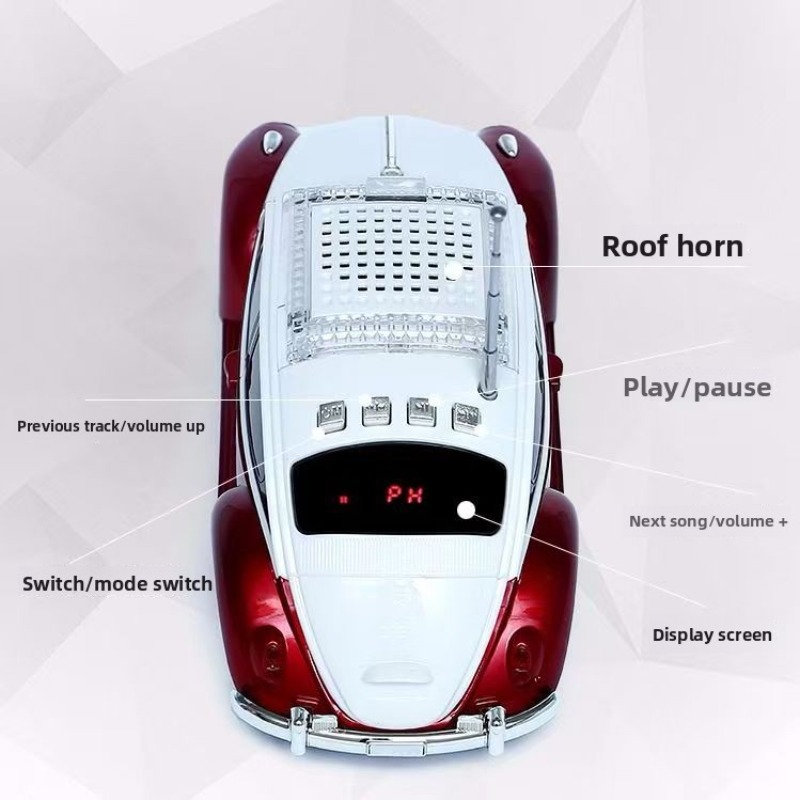 Beetle Araba Modeli Bluetooth  - Audio X Music incelemesi ve fiyatı