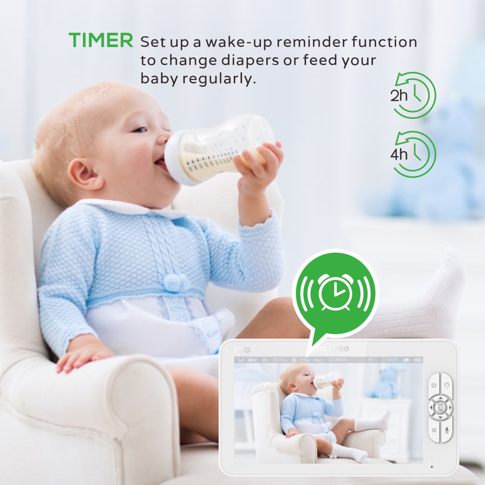 7,0 inç HD Video Bebek Monitör - Audio X Music incelemesi ve fiyatı