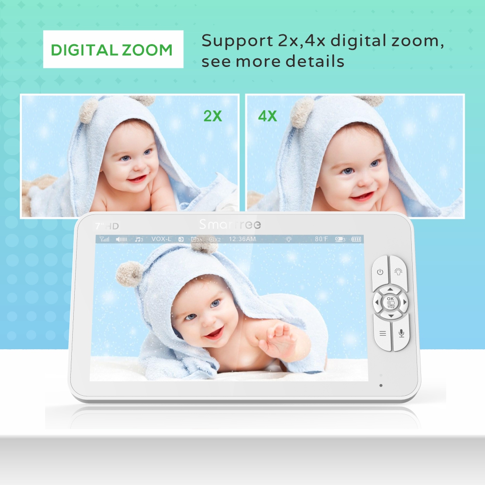 7,0 inç HD Video Bebek Monitör - Audio X Music incelemesi ve fiyatı