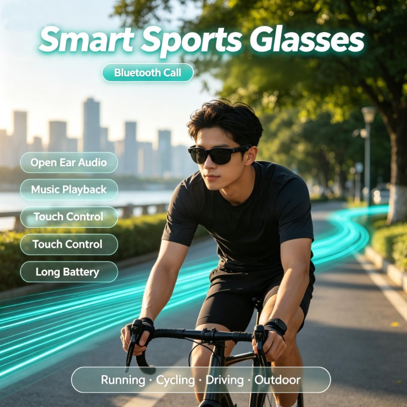 Akıllı Spor Gözlükleri Açık Ku - Audio Music Bluetooth incelemesi ve fiyatı