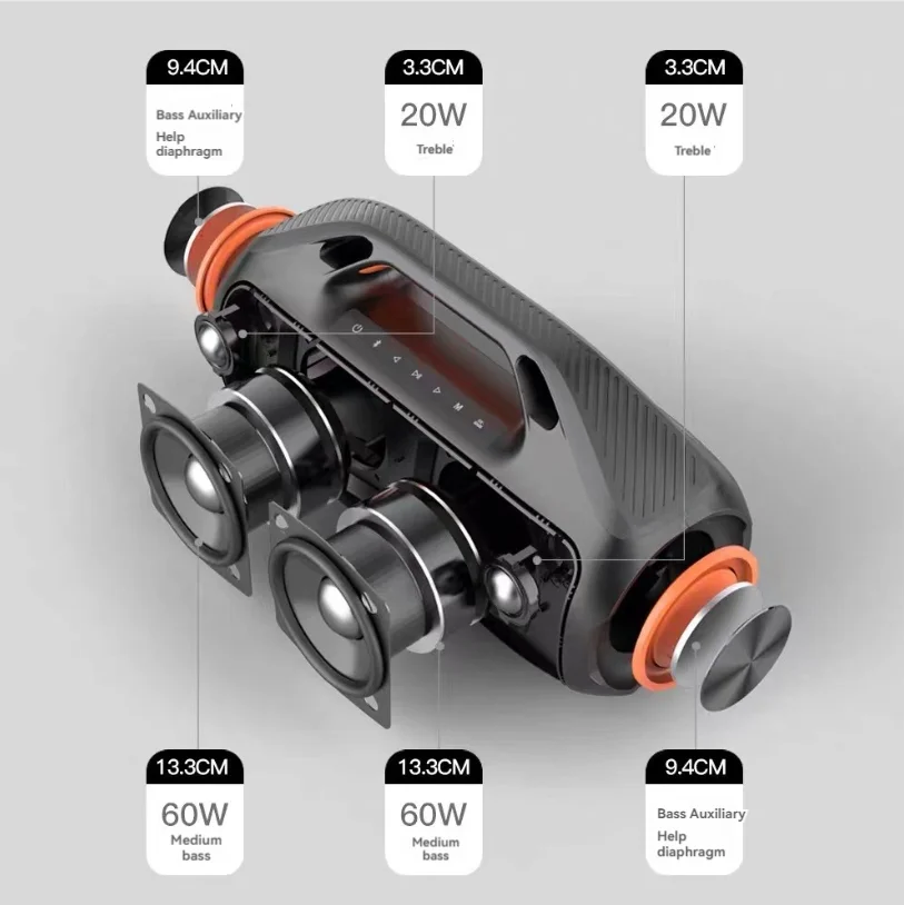 160W Derin Bas Kablosuz Blueto - Audio X Music incelemesi ve fiyatı