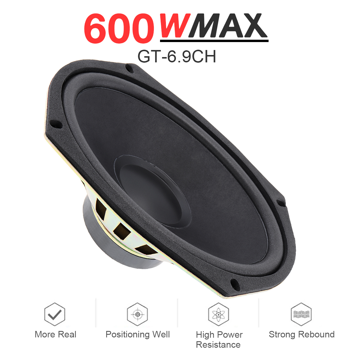 1 / 2 parça 6x9 inç 600W evren - Audio X Music incelemesi ve fiyatı