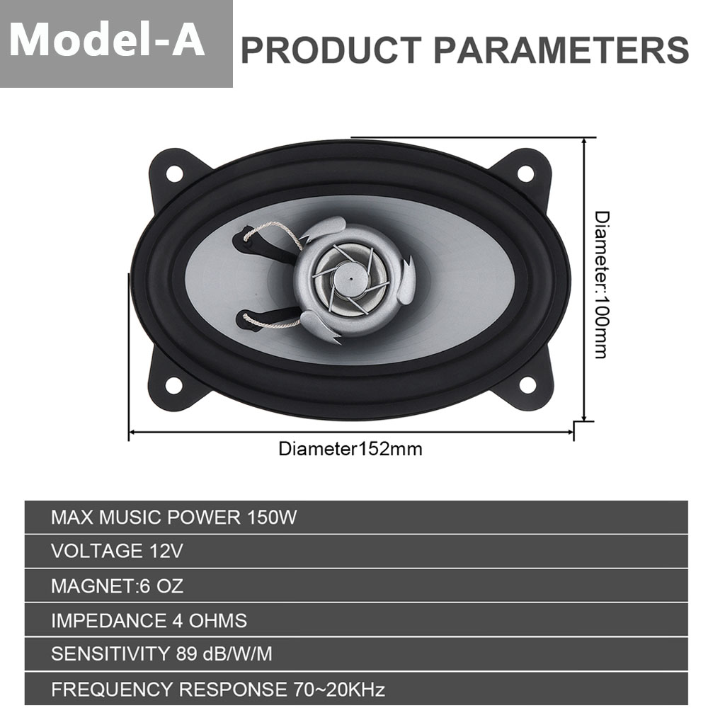 2 adet 4X6 inç 150W / 280W ara - Audio X Music incelemesi ve fiyatı